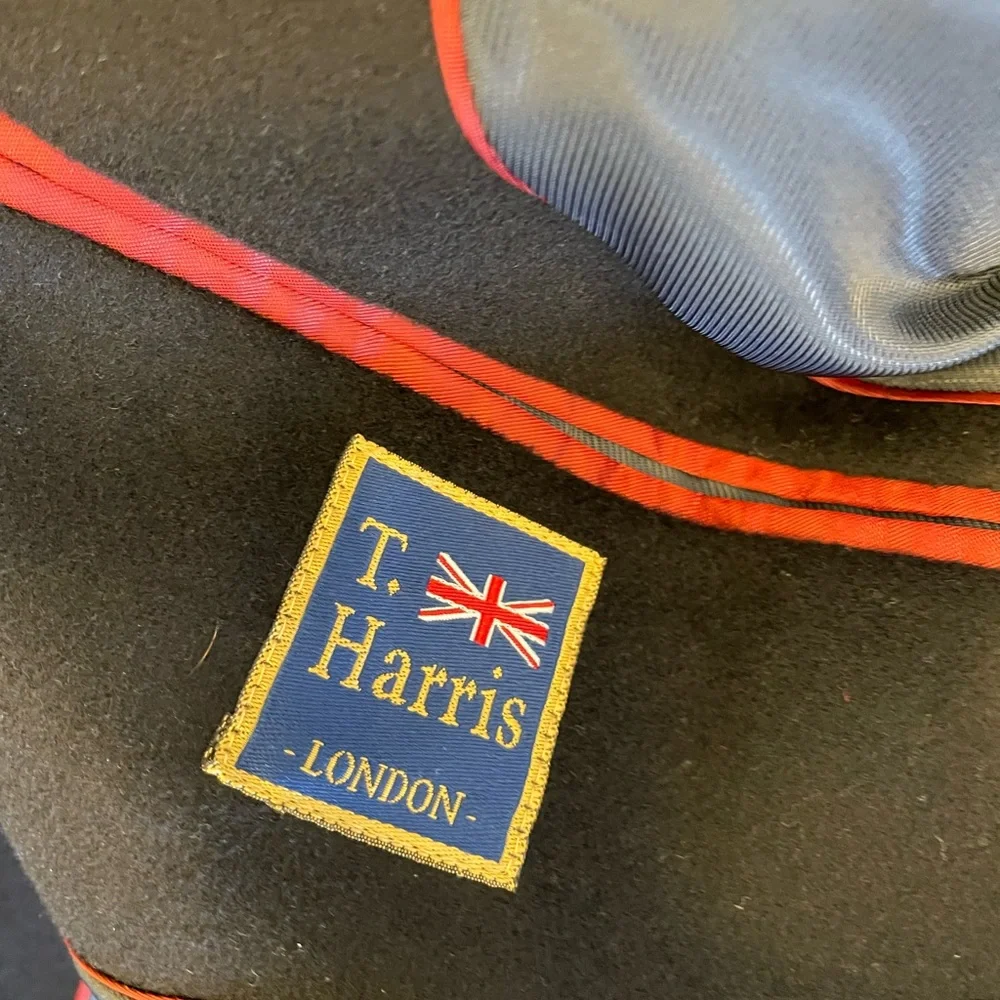 T. Harris LONDON Wool Silk & Cashmere Soft Thick Jacket In Black Size 44 L‎